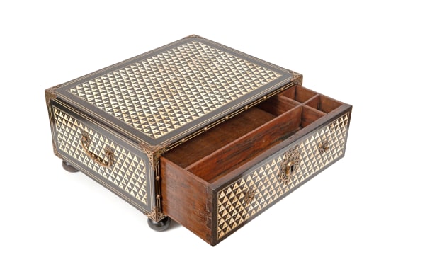 Gaveta - Escritório Indo-portuguesa , Índia, prov. Taná, c. 1560-1630