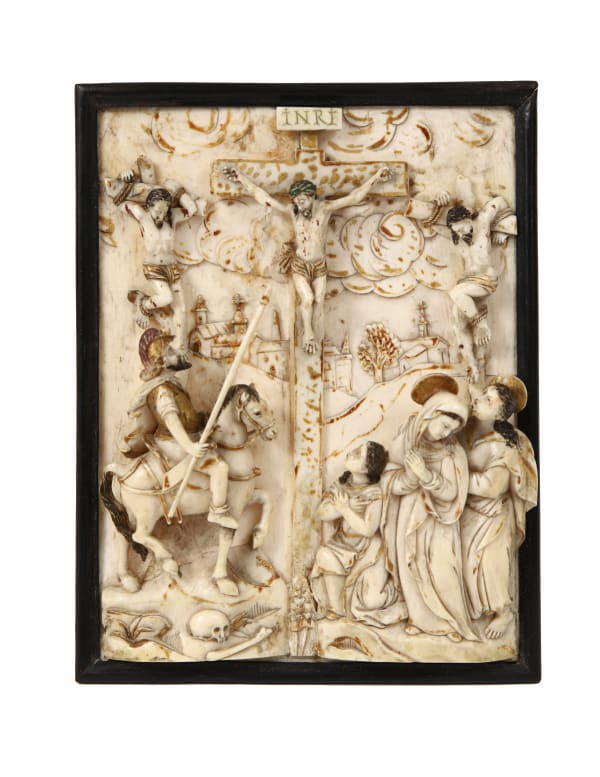 Placa de Oração com cena da Crucificação, Filipinas, Manila, séc. XVII