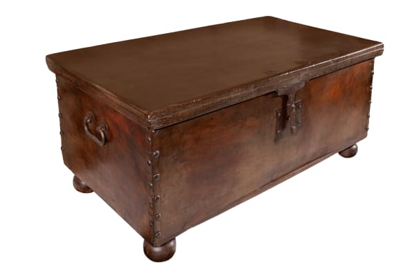 Arca indo-portuguesa com vista da cidade de Nanquim, séc. XVII