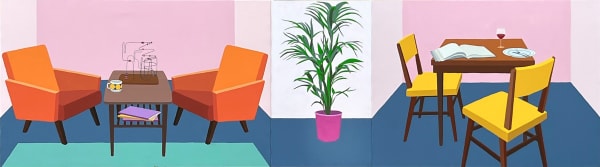 Zsofia Schweger (Hungary/UK), Triptych, 2022