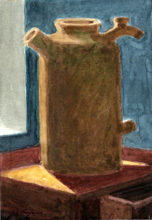 Sukhee Tsagaan (Mongolia), Composition 73 (Vase), 1988