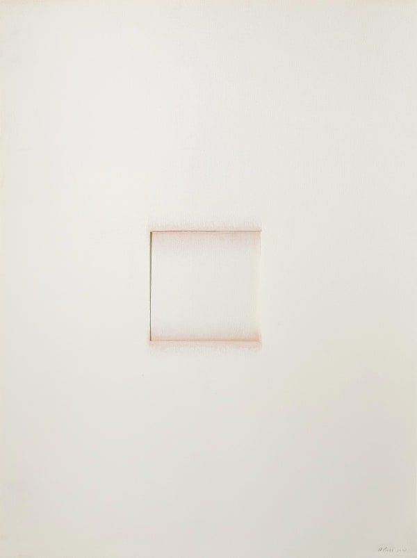 Bilgé (Turkey/US) Edinburgh Square, 1974 Pastel on paper 19 1/2 x 25 1/2 in 49.5 x 64.8 cm