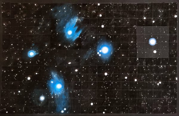 Bilgé (Turkey/US) Untitled (Cosmos Pastel II), 1975 Pastel, pencil on paper 19 1/2 x 25 1/2 in 49.5 x 64.8 cm