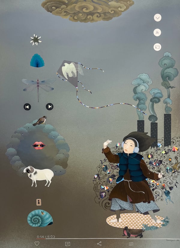 Uuriintuya Dagvasambuu (Mongolia), Woman in Ulaanbaatar: Dreams Carried by Wind, 2025
