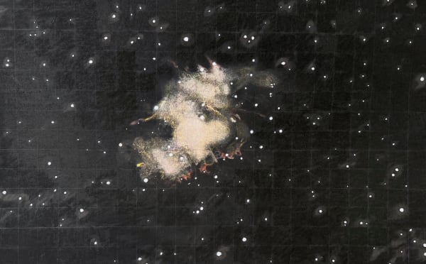 Bilgé (Turkey/US) Untitled (Cosmos Pastel I), 1975 Pastel, pencil 19 1/2 x 25 1/2 in 49.5 x 64.8 cm