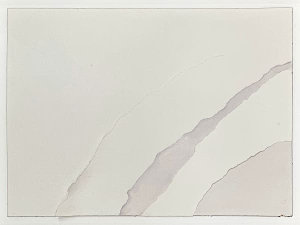 Bilgé (Turkey/US) Tide's in #4, 1975 Torn paper, pencil, watercolor 10 x 14 in 25.4 x 35.56 cm