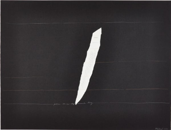 Bilgé (Turkey/US), Poem On a Depressed Day, 1975