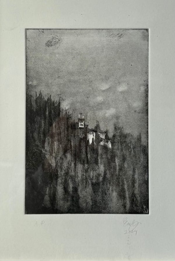 Emma Kathleen Hepburn Ferrer (Italy/US), Church at Lago di Garda , 2024