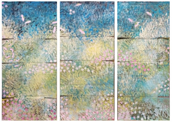 Sofia Cacciapaglia (Italy), Affresco su Cartone: Ottobre 2021, 2021