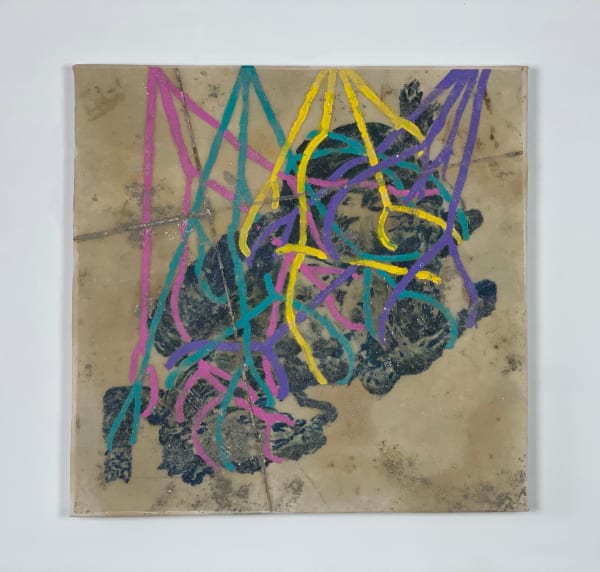Jorge Otero-Pailos (Spain/US), On Removing Monuments: Floor Painting Untitled 1, 2020