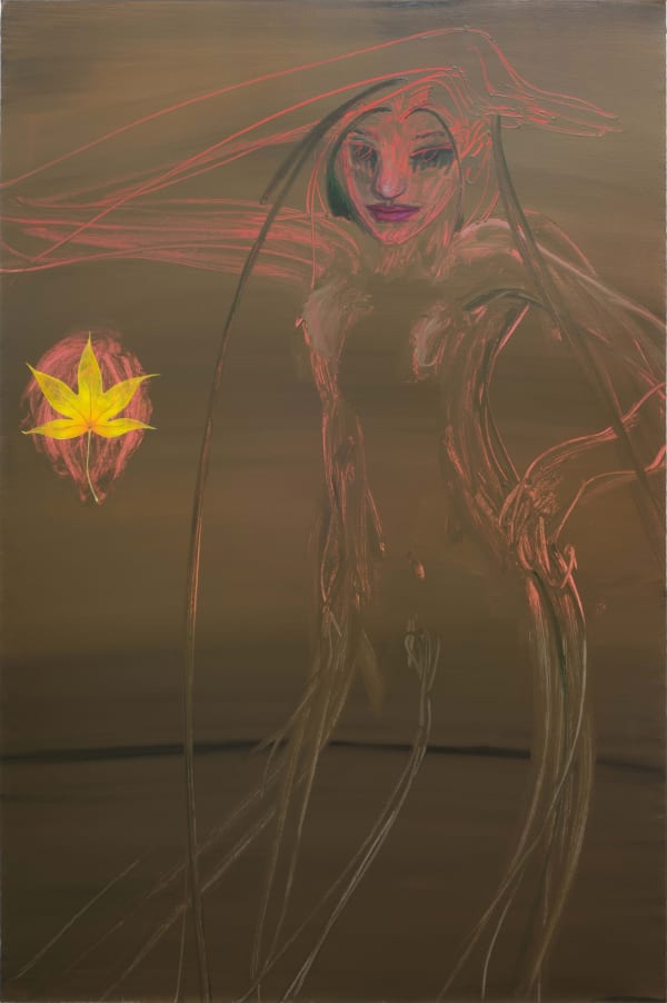 Gal Schindler, Hair, glacier, flashlight, 2022