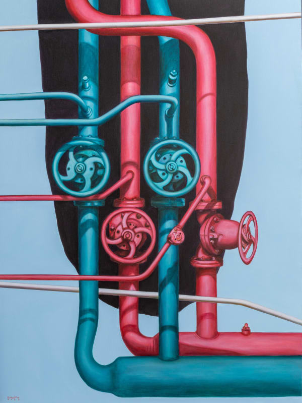 Sadegh Khalife, Black Trace 4, 2023