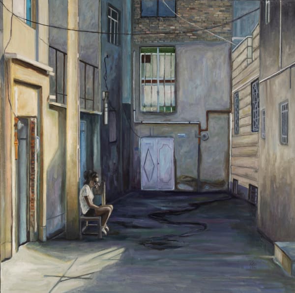 Mehdi Chitsazha, Blue Noon 2, 2021