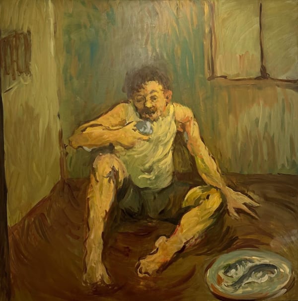 Ajea Zahid, The Fish Eating Man, 2023