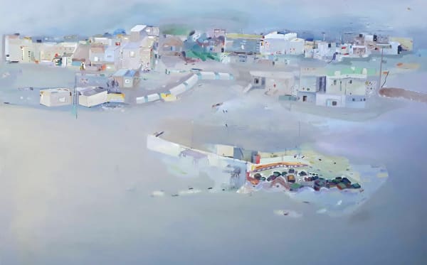 Fariba Gorjian, White Hill, 2021