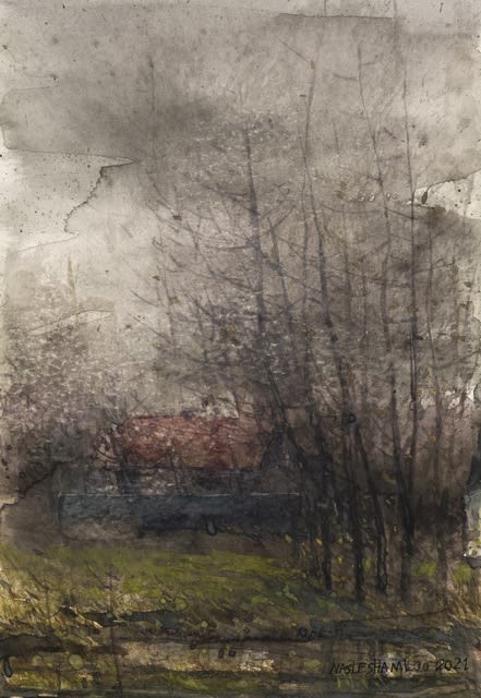 Abbas Nasle Shamloo, The Land of No Sun 15, 2021