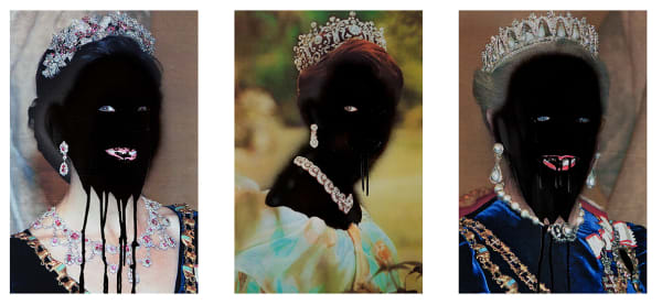 Tony Garifalakis, Triptych #4 from the series Bloodline, 2014