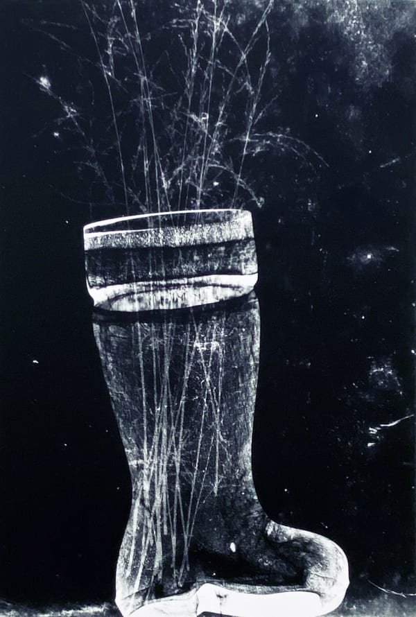 Lani Seligman, Etch a Sketch (Boot), 2021