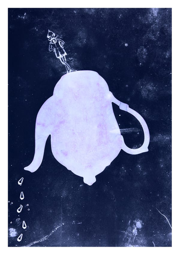 Lani Seligman, Etch a Sketch (Tea Pot Man), 2021