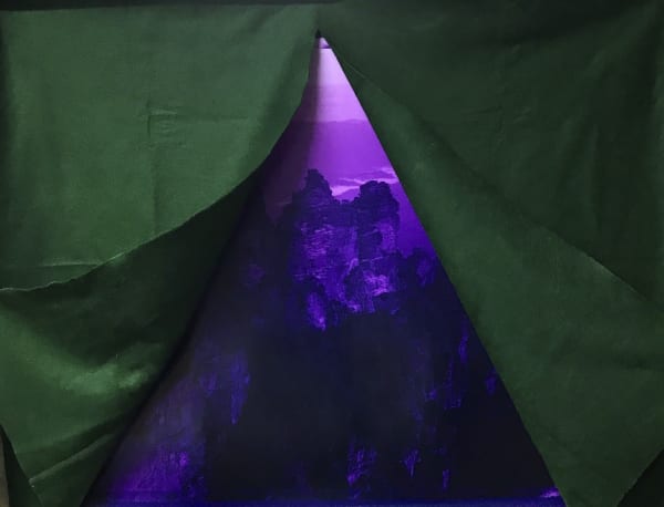Janina Green, Untitled (VistaBlue Mountains), 2020