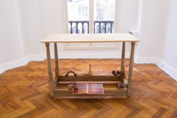 Lou Hubbard, Unstable Table, 2016