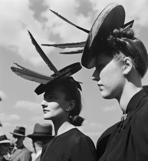 Concours d'élégance à l'Hippodrome d'Auteuil, 1939 Tirage argentique sur papier baryté 18x24 cm Open Edition