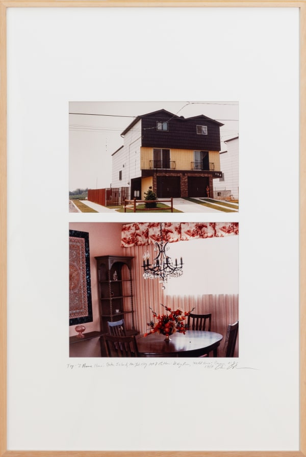 Dan Graham, Top: 2 Home, Home, Staten Island, New York City 1978; Bottom: Dinning Room, Model House, Boyonne, NJ. 1967, 1967-1978