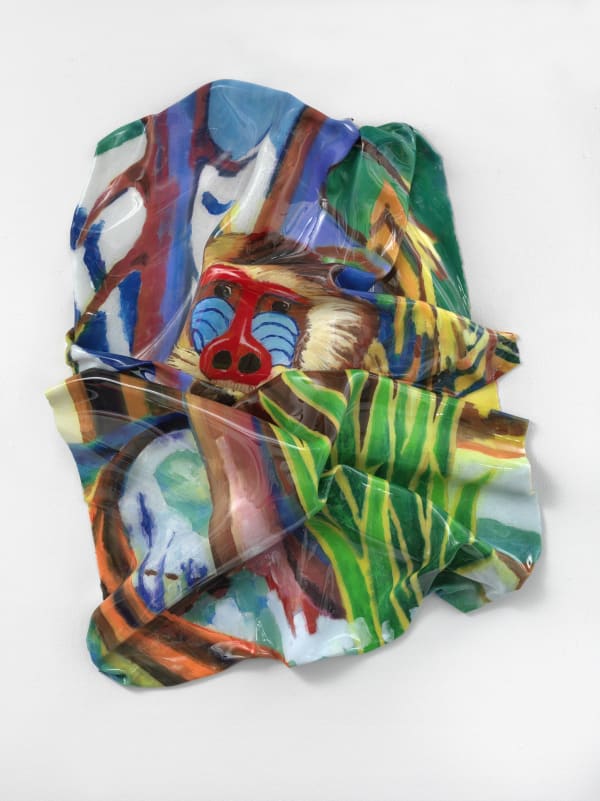 Daniel Knorr, Canvas Sculptures, Alpine Ape, 2022