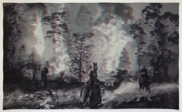 Goshka Macuga, From Gondwana to Endangered, Who is the Devil Now?, 2020