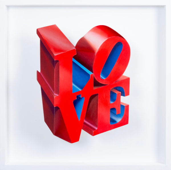 Patrick Hughes, Box of Love, 2024
