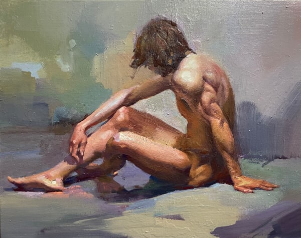 Henry Yan, Male Seated on Floor