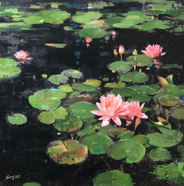 Qiang Huang, May Field Water Lilies