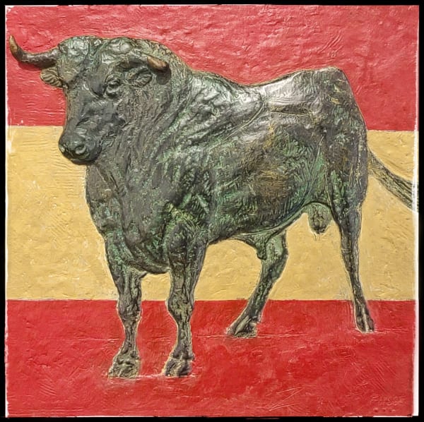Rod Zullo, Bull with Horizontal Flag