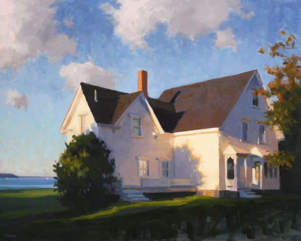 Timothy Horn, White House on Shore at Evening