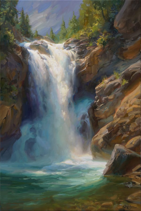 Kathleen Hudson, Spring Runoff, Running Eagle Falls