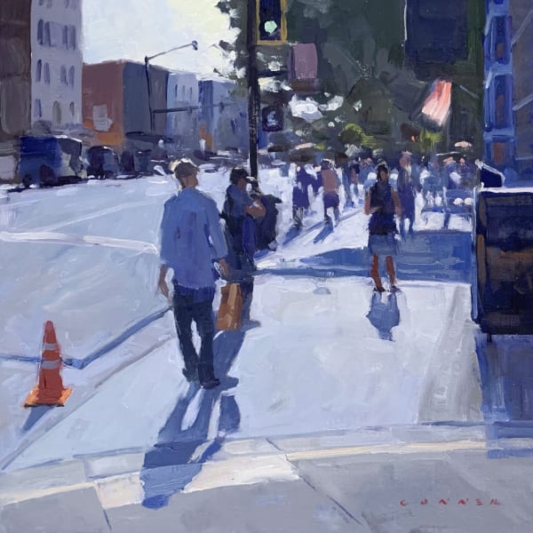 Beaux Arts 2025 Tom Conner, "Piano in the Street... Don't Ask" Oil 12x12