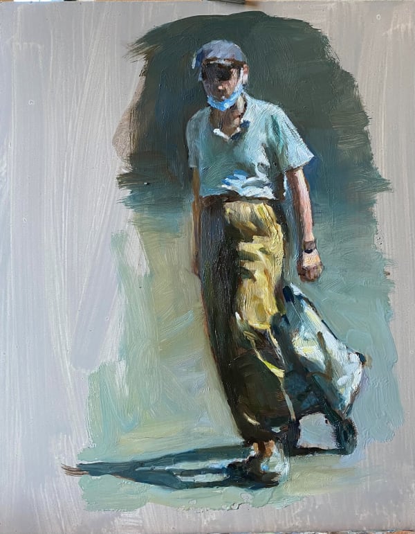 Max Ginsburg, Man Pulling Cart