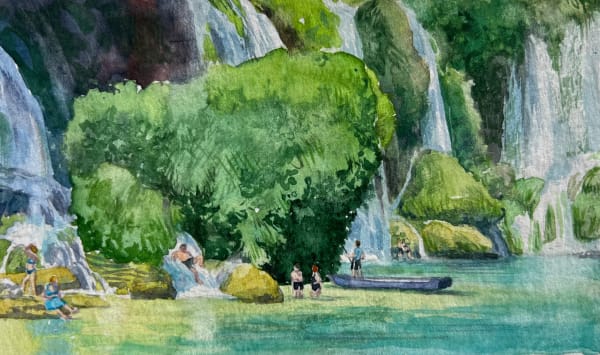 Amery Bohling, Swimming at the Falls