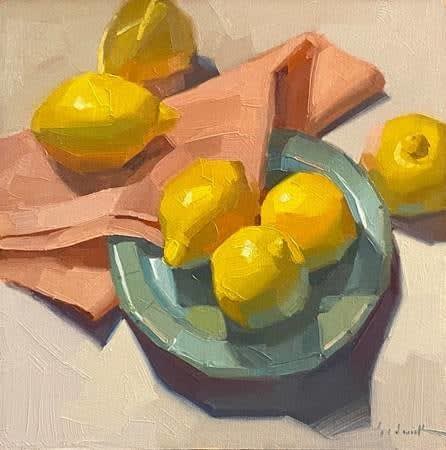 Sarah Sedwick, Lemons Plate Napkin