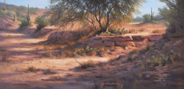 David Flitner, Walking in The Desert Wash