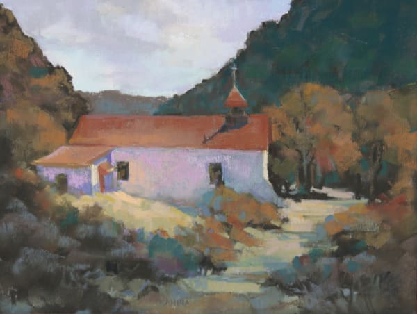 Private Collection 2025 Elizabeth Sandia "Apache Canyon Light" Oil 7.5x9