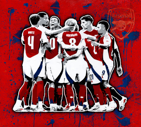 WE ALL FOLLOW #5, 2024 Mixed media on canvas (framed) Original, Unique (1 of 1) 140 x 154 x 4 cm Series: We all Follow