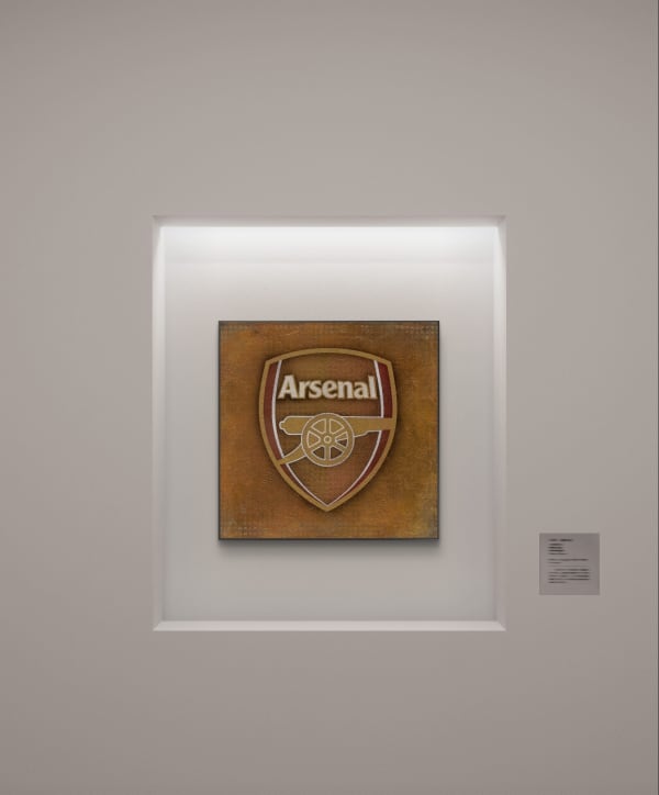 Arsenal #7 Acrylic mixed media on canvas 50 x 50 x 4 cm 19 3/4 x 19 3/4 x 1 5/8 inches Series: Arsenal