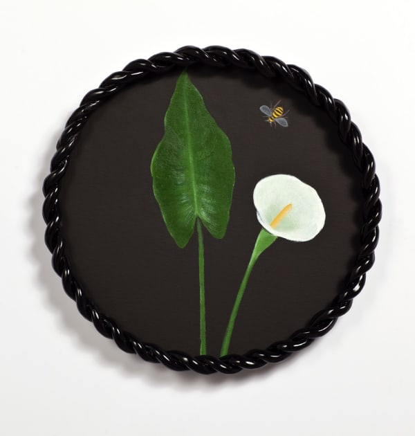 Angela Valamanesh, Birds and bees 19, (Lily with Bee), 2024