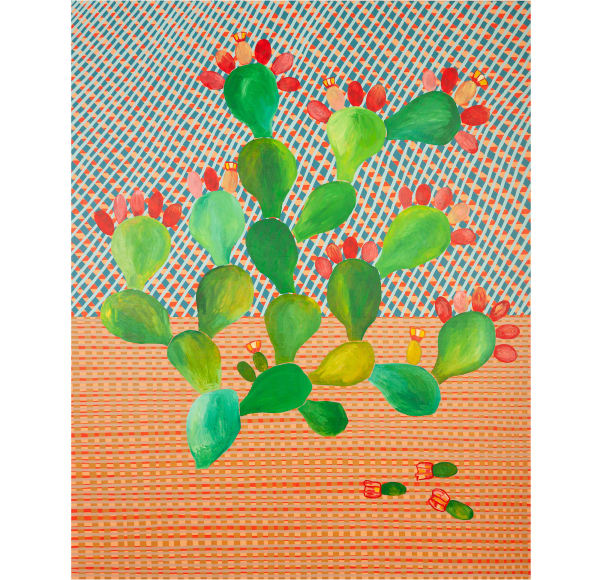 Fernando do Campo Prickly pear (my mirror companion), 2022 acrylic on canvas 153 x 122 cm