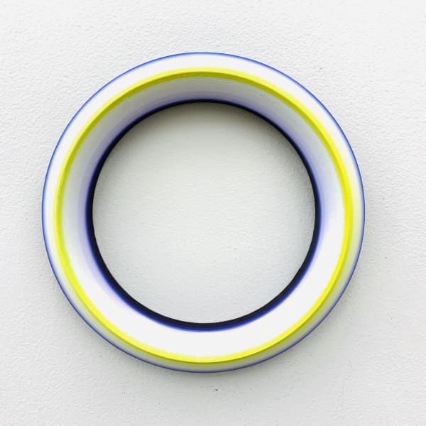 Marion Borgelt Sol Y Sombra: Piece No. 12, 2021 timber and oil Ø 22 x 3 cm