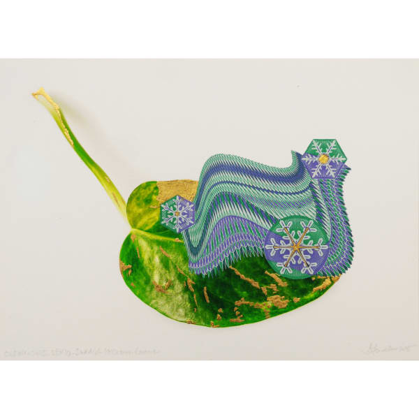 Abdullah M. I. Syed, Northern Lights and Snowflakes (Swedish 10 Kronor Reverse), 2025