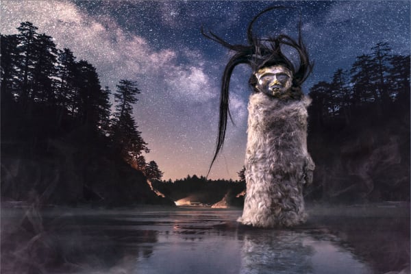 Lisa Reihana, Emissary No.3 - Nootka Ancestor, 2017