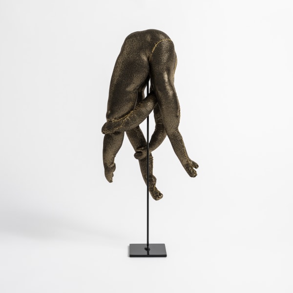 Tarryn Gill Maquette for Limber 4, 2021 mixed media (EPE foam, handstitched lycra, steel stand by Andrew Christie) 50 x 17 x 13 cm Base: 7.7 x 7.7 cm