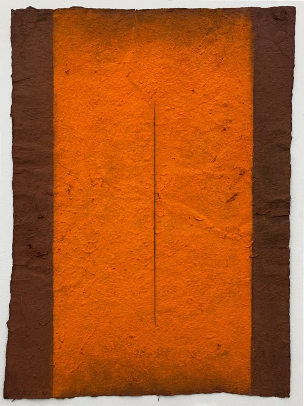 Marion Borgelt Field & Body Series: Intervention Fig. D, 1993-94 pastel & pigment on paper 74 x 53.5 cm